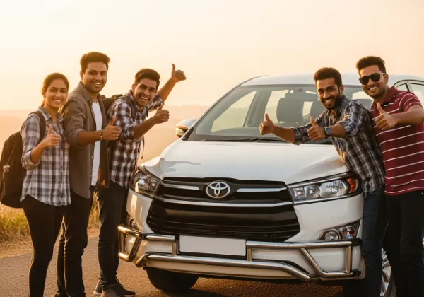 Happy travelers with Traveller Hire Kolkata